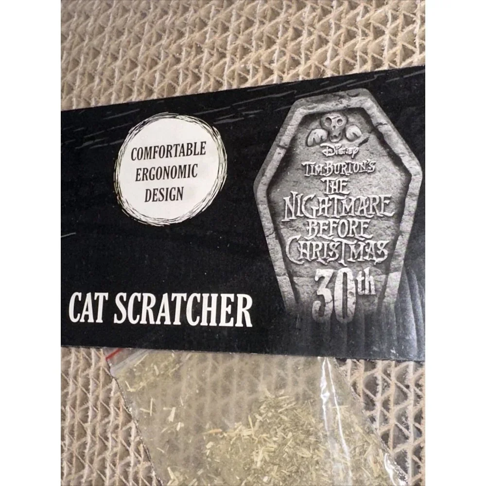 Nightmare Before Christmas Halloween Corrugate Wave Cat Scratcher NEW